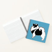 Keeshond Graphics - Niedliche Original Dog Art Notizblock (Innenseite)