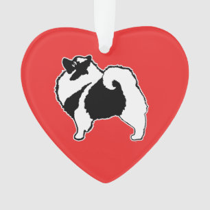 Keeshond Graphics - Niedliche Original Dog Art Ornament