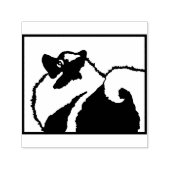 Keeshond Graphics - Niedliche Original Dog Art Permastempel (Design)