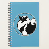 Keeshond Graphics - Niedliche Original Dog Art Planer (Vorderseite)
