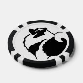 Keeshond Graphics - Niedliche Original Dog Art Pokerchips (Einzeln)