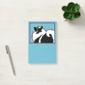 Keeshond Graphics - Niedliche Original Dog Art Post-it Klebezettel (Büro)