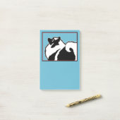 Keeshond Graphics - Niedliche Original Dog Art Post-it Klebezettel (Auf Schreibtisch)
