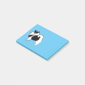 Keeshond Graphics - Niedliche Original Dog Art Post-it Klebezettel (angewinkelt)