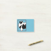 Keeshond Graphics - Niedliche Original Dog Art Post-it Klebezettel (Auf Schreibtisch)