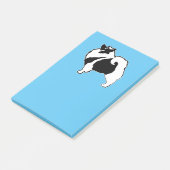 Keeshond Graphics - Niedliche Original Dog Art Post-it Klebezettel (angewinkelt)