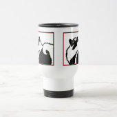 Keeshond Graphics - Niedliche Original Dog Art Reisebecher (Mittel)