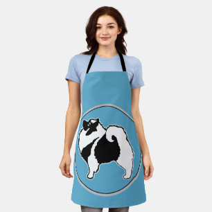 Keeshond Graphics - Niedliche Original Dog Art Schürze
