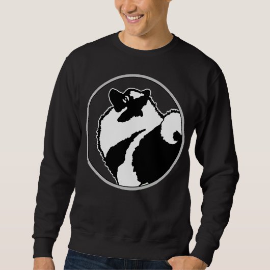 Keeshond Graphics - Niedliche Original Dog Art Sweatshirt (Vorderseite)