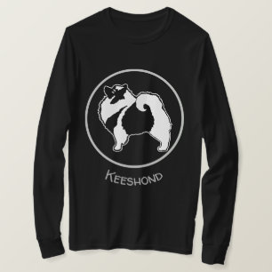 Keeshond Graphics - Niedliche Original Dog Art T-Shirt