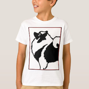 Keeshond Graphics - Niedliche Original Dog Art T-Shirt