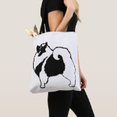 Keeshond Graphics - Niedliche Original Dog Art Tasche (Von Nahem)