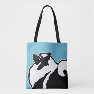 Keeshond Graphics - Niedliche Original Dog Art Tasche