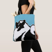 Keeshond Graphics - Niedliche Original Dog Art Tasche (Von Nahem)