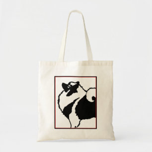 Keeshond Graphics - Niedliche Original Dog Art Tragetasche