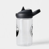 Keeshond Graphics - Niedliche Original Dog Art Trinkflasche (Links)