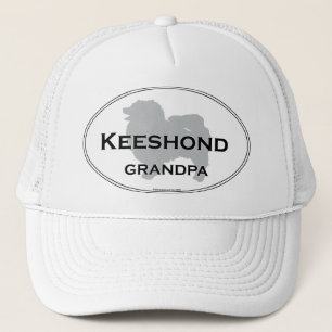 Keeshond-Großvater Truckerkappe