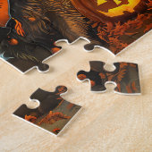 Keeshond Halloween Spooky Puzzle (Seite)