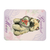 Keeshond Heart Mama Magnet (Horizontal)
