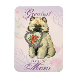 Keeshond Heart Mama Magnet