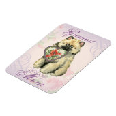 Keeshond Heart Mama Magnet (Linke Seite)