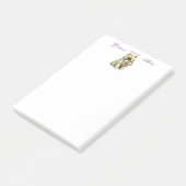 Keeshond Heart Mama Post-it Klebezettel (angewinkelt)