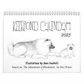 Keeshond Hogs Calendar Kalender (Titelbild)
