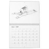 Keeshond Hogs Calendar Kalender (Mär 2027)