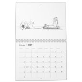 Keeshond Hogs Calendar Kalender (Jan 2027)