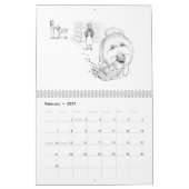 Keeshond Hogs Calendar Kalender (Feb 2027)