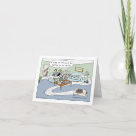 Keeshond Hund Agility Cartoon | Geburtsdatum Karte