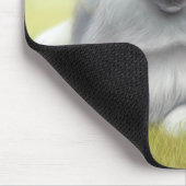 Keeshond-Hund Mousepad (Ecke)