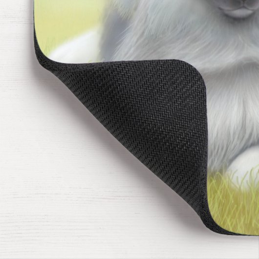Keeshond-Hund Mousepad (Ecke)