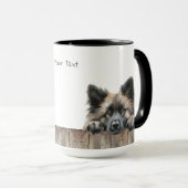Keeshond Hund Tasse (VorderseiteRechts)