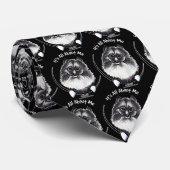 Keeshond IAAM Krawatte (Gerollt)