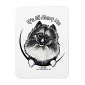 Keeshond IAAM Magnet (Vertikal)