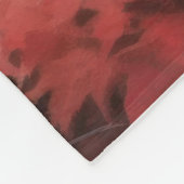 Keeshond im Herbst Leaves Fall Inspiriert Fleecedecke (Ecke)