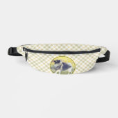 Keeshond in Aspen Malerei Niedliche Original Hunde Bauchtasche (Vorderseite)