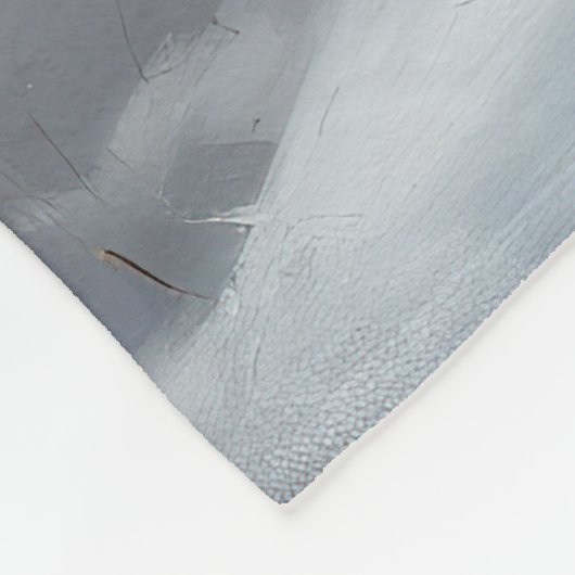 Keeshond lassen es Weihnachten schnee Fleecedecke (Ecke)