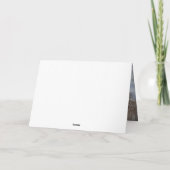 Keeshond lassen es Weihnachten schnee Karte (Rückseite)