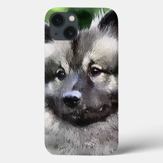 Keeshond Lovers Kunstgeschenke Case-Mate iPhone Hülle (Rückseite)