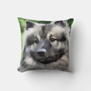 Keeshond Lovers Kunstgeschenke Kissen