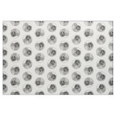 Keeshond Malen 2 Keeshonden Original Hunde Kunst Stoff (Fat Quarter (45,7 x 55,9 cm))