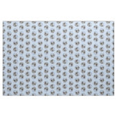 Keeshond Malen 2 Keeshonden Original Hunde Kunst Stoff (Yard (91,4 cm))