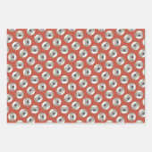 Keeshond Malen Weihnachtswelpen von Feuerplatz Art Geschenkpapier Set (Vorderseite 3)