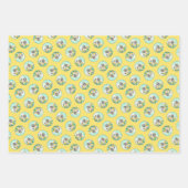 Keeshond Malerei in Tulips Niedliche Original Hund Geschenkpapier Set (Vorderseite 3)