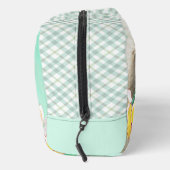 Keeshond Malerei in Tulips Niedliche Original Hund Waschbeutel (Rechts)