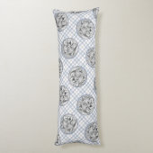 Keeshond-Malerei Kees Niedliche Original-Haustier- Seitenschläferkissen (Rückseite (Vertikal))