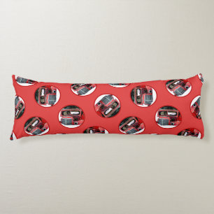 Keeshond Malerei Weihnachten Alter roter LKW Hunde Seitenschläferkissen