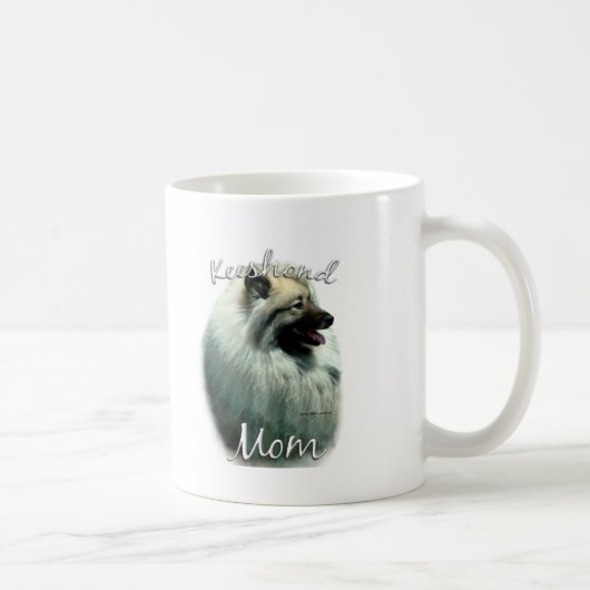Keeshond Mama 2 Kaffeetasse (Rechts)